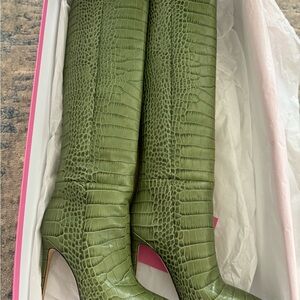 Paris Texas knee high boots - size 38